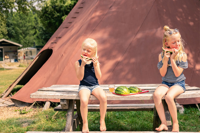 kamperen kinderen