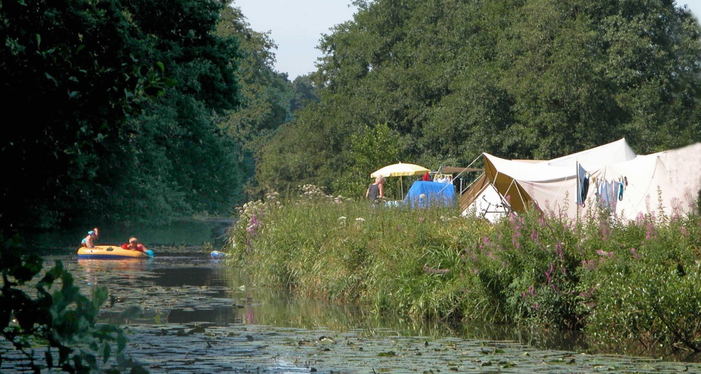 kamperen op het water