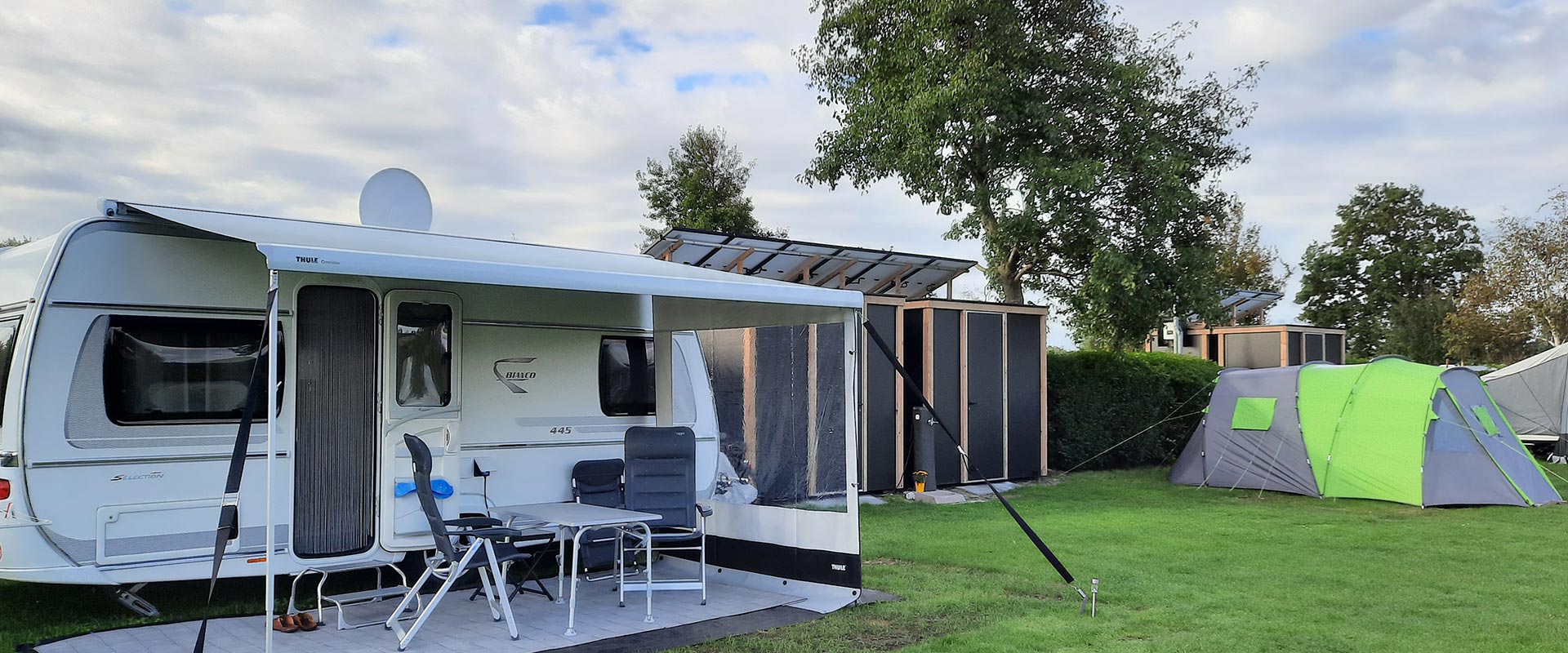 kamperen met caravan