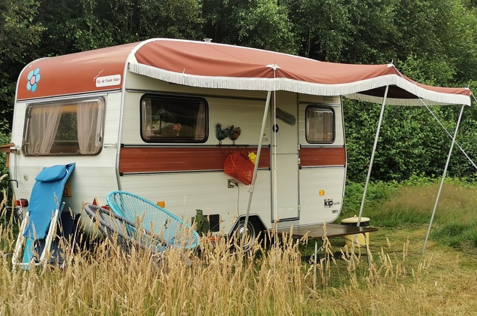 kamperen met de caravan