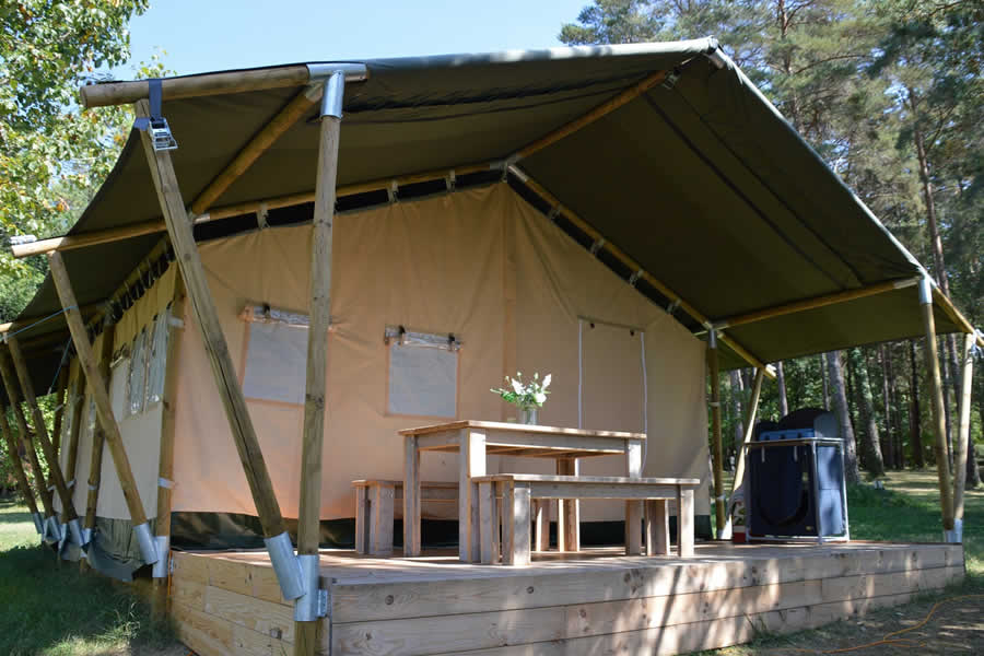 safaritent kleine camping