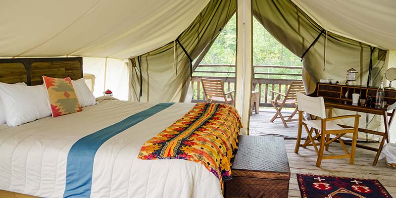 glamping camping
