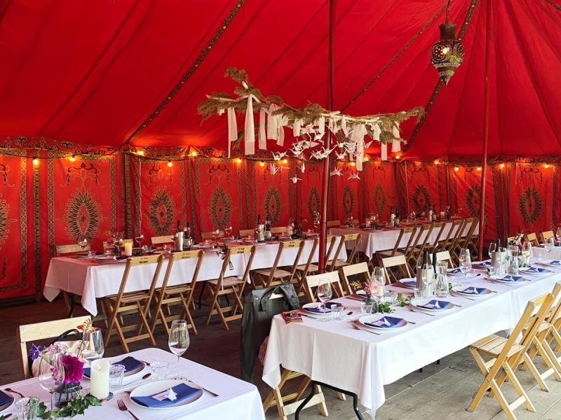 grote tent huren bruiloft