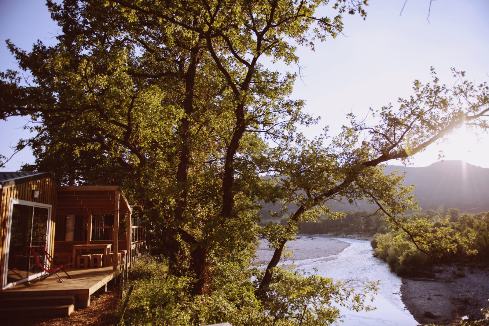 chalet glamping